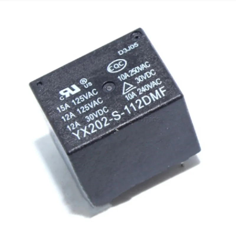 Free shipping  10pcs/lot YX202-S-112DMF JQC-3FF SRD-S-112DM HJR-3FF-S-H Relay 4PIN