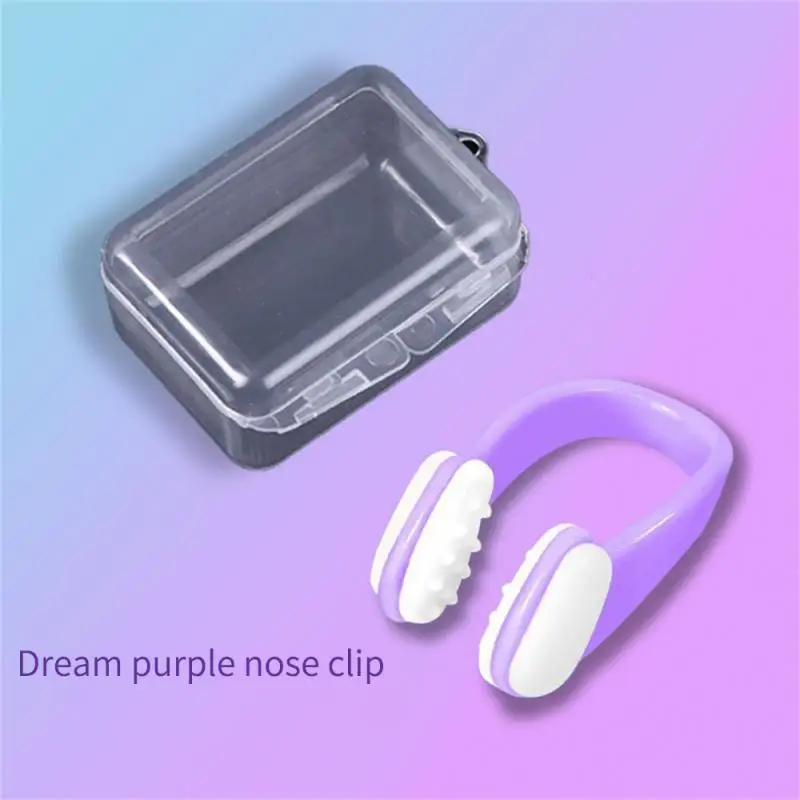 Solid Color Diving Nose Clip Soft And Fitting Swimming Accessories Silicone Invisible Nasal Congestion Showcasing Quality