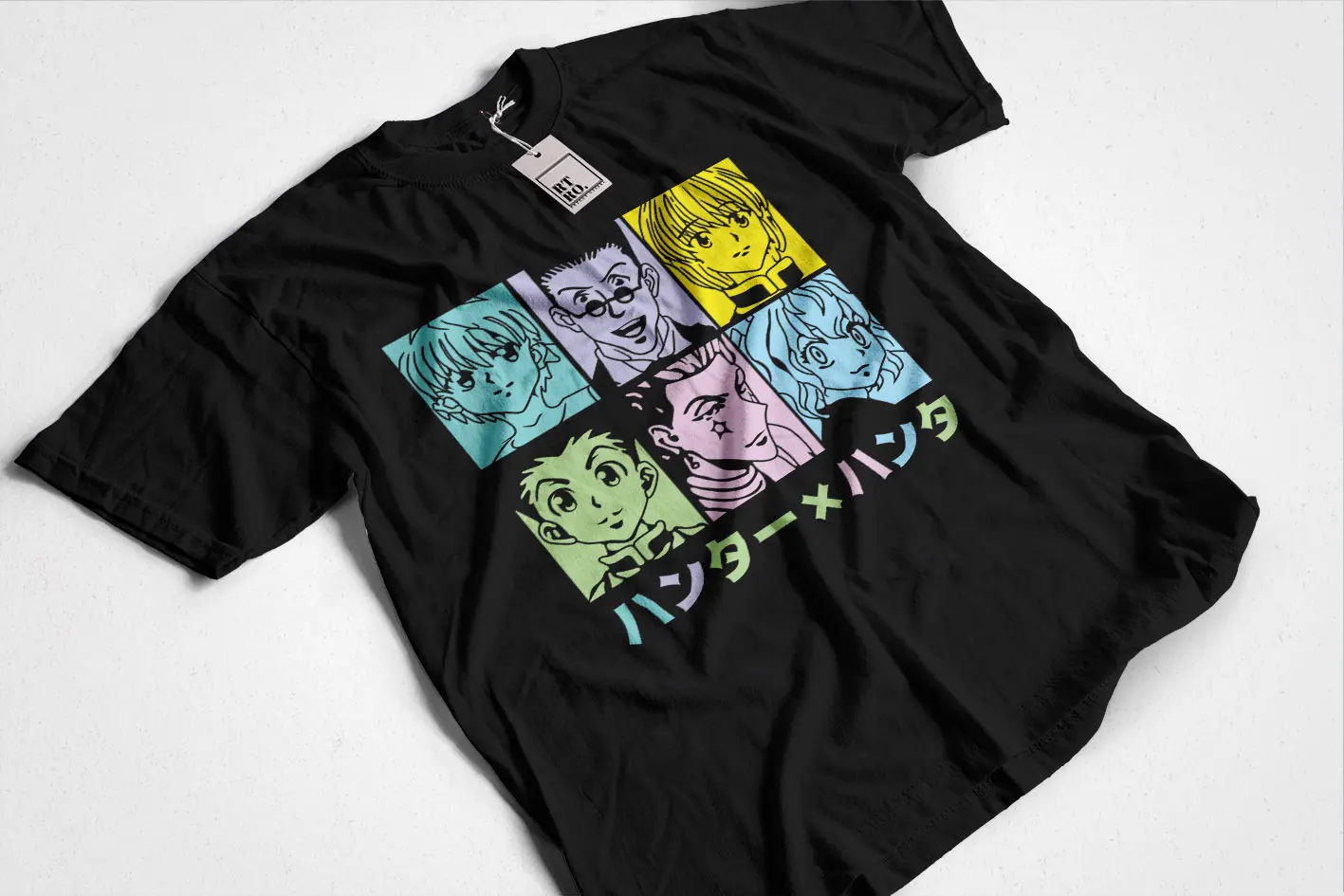 

HxH Hunter x Hunter рубашка аниме унисекс 100% хлопок футболка с коротким рукавом
