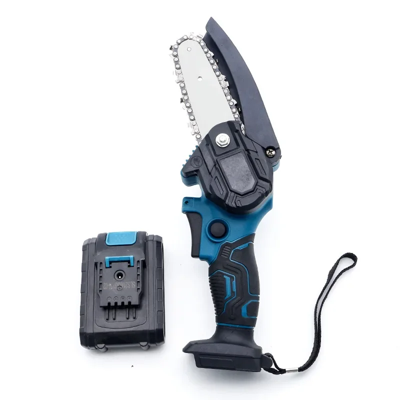 #Suitable ForLogging Saw DIY4 Inch Mini Electric Chain Garden Trimming Single Hand Rechargeable Handheld Cordless