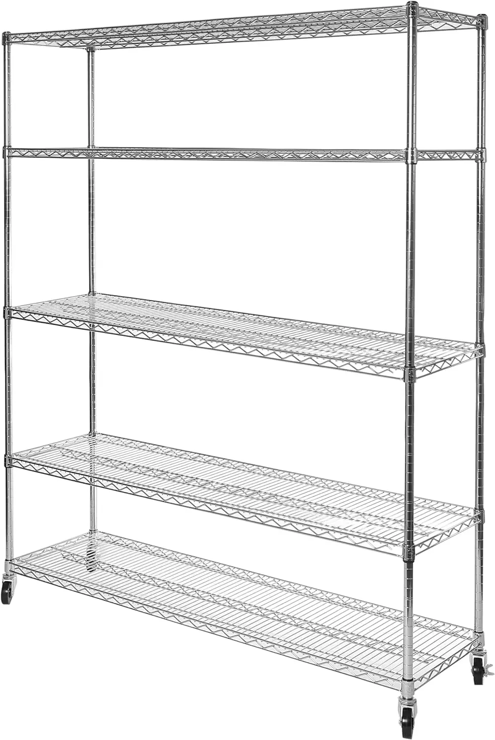 

Seville Classics UltraDurable Heavy Duty NSF Solid Steel Wire Rack Storage Unit Organizer for Garage, Warehouse, Office, Restaur