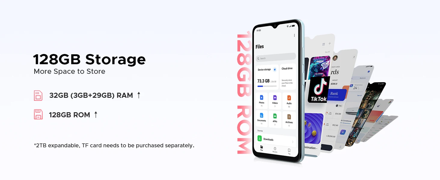Doogee Note 60 Smartphone 6150Mah Battery 6.56'' Display 32Gb(3+29) 128Gb 13Mp Main Camera Unisoc T7225 Android 16 Mobile Phone