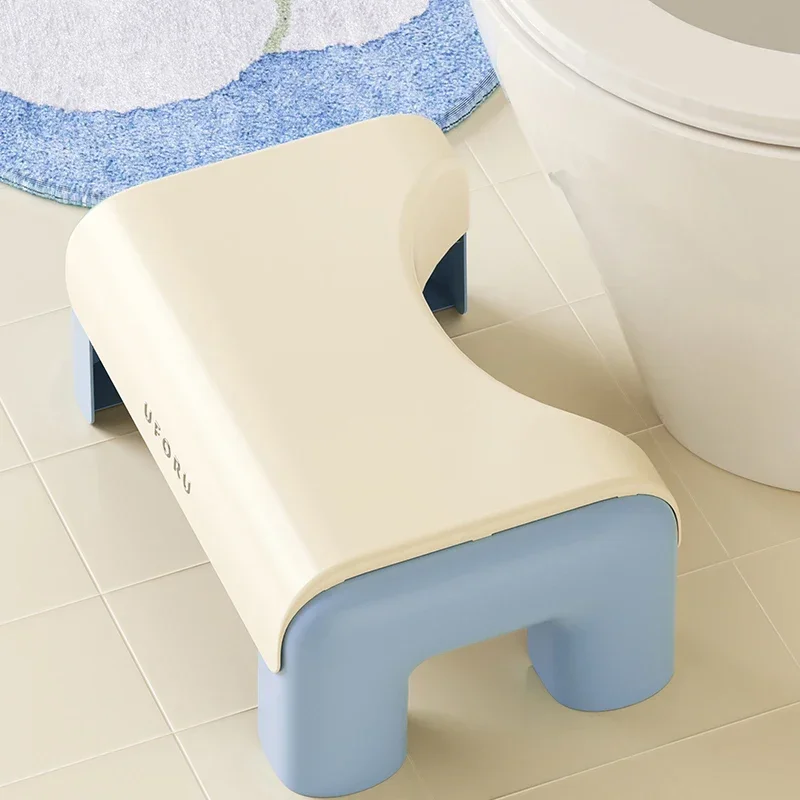 

Toilet Stool Household Footstool Thickeneded Strong Anti-Slip Adult Squat Artifact Bathroom Chair Home Furniture Shower Seat