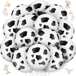 10/20pcs Black White Cow Print Latex Balloons 12 Inches Farm Animals Decoration Balloons Theme Birthday Party Supplies Kids Gift