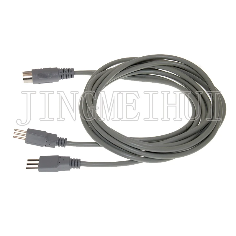Obrázek 4: 3-pin dvojitý vnější drát elektroda kabel dovést 5P konektor EMS elektroda navázání kabel ohřev fyzioterapie pomocných kabel l