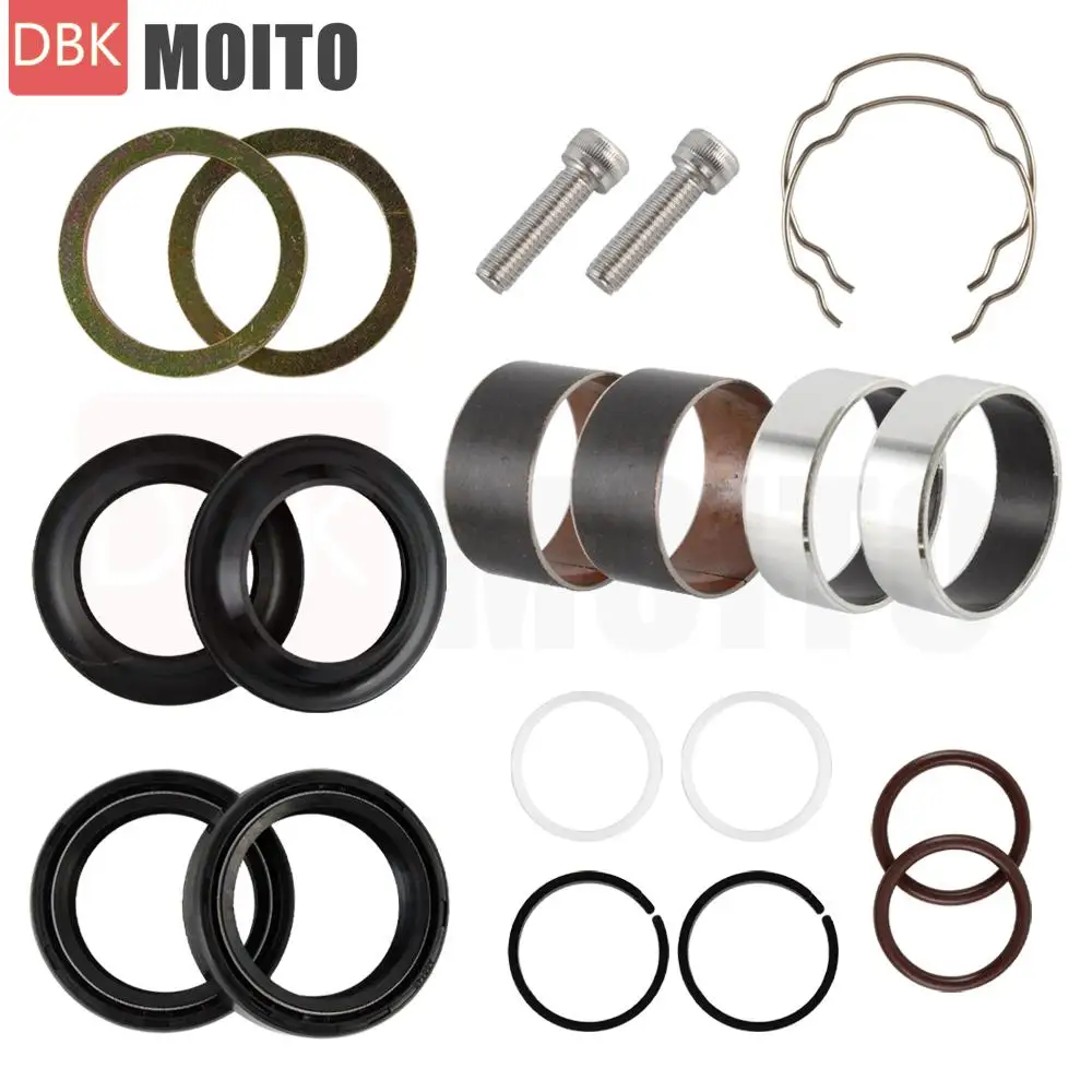 

Motorcycle 39mm Front Fork Bushing Dust Oil Seals Rebuild Kit For Harley XL883 XL1200 1990-2013 Sportster 883 1200 1991-2005