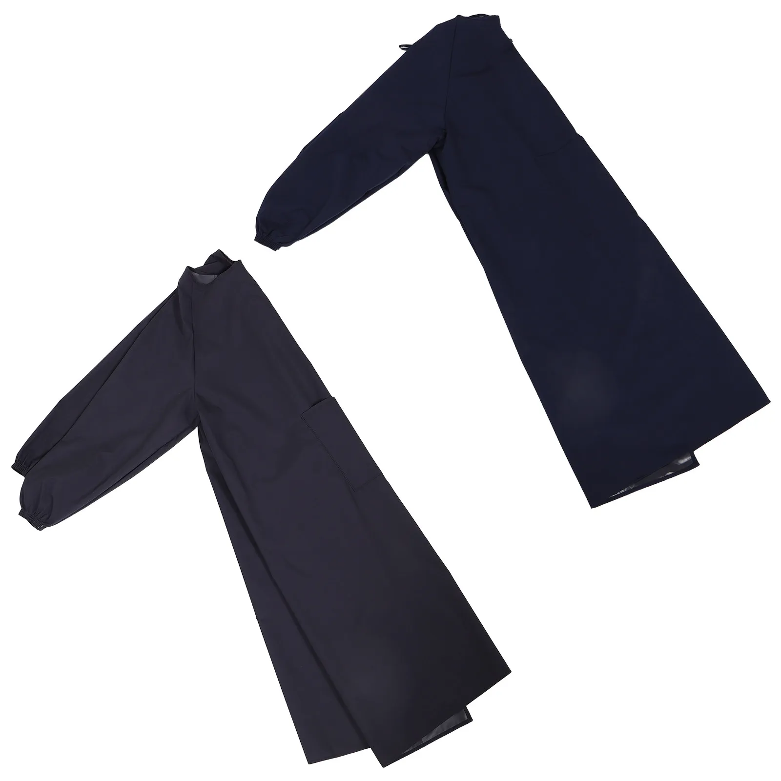 

Long Sleeve Waterproof Apron for Women Kitchen Cooking Oil Proof Apron with Pockets Adjustable Sleeve Smock for Gardening