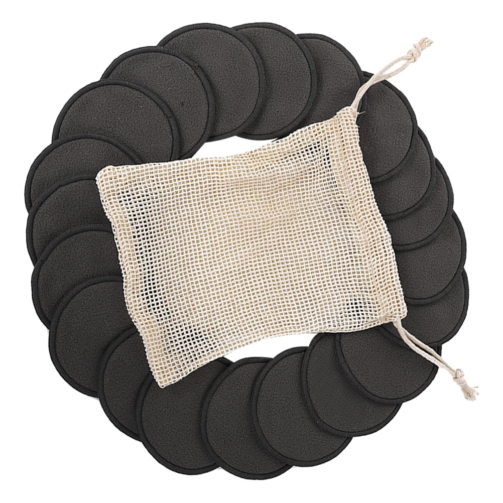 

Bamboo Fiber Remover Pads Cleaning Facial Cleansing Pads Sponges Facial Cleansing Travel Size Oily Skin Mixed Suitable