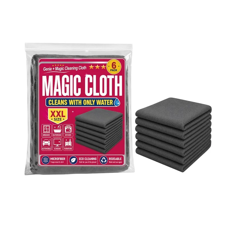 Microfiber Cleaning Cloths, Water‑Absorbent, Lint‑Free, Multi‑Purpose for Kitchen, Household Chores, Glass and Car‑Wiping