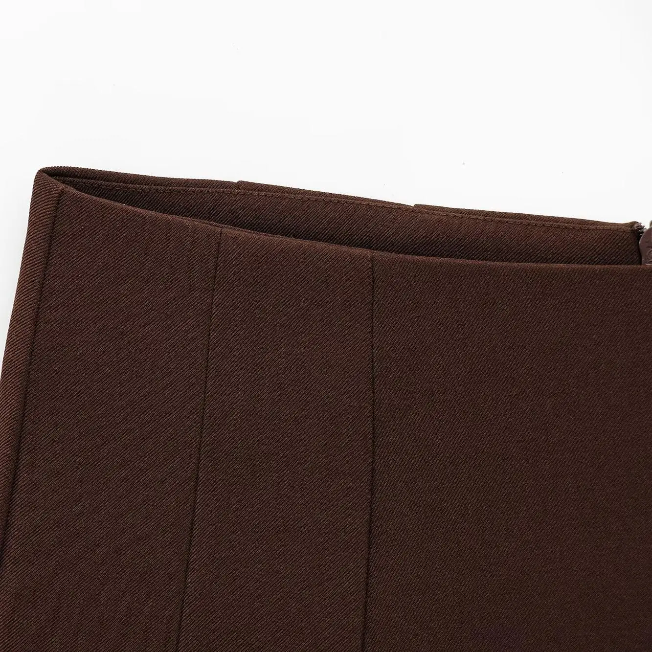 High Waist A-Line  Skirt Women's Faion Design Versatile High Waist French Sle Polyester Casual Fit Spring 2025
