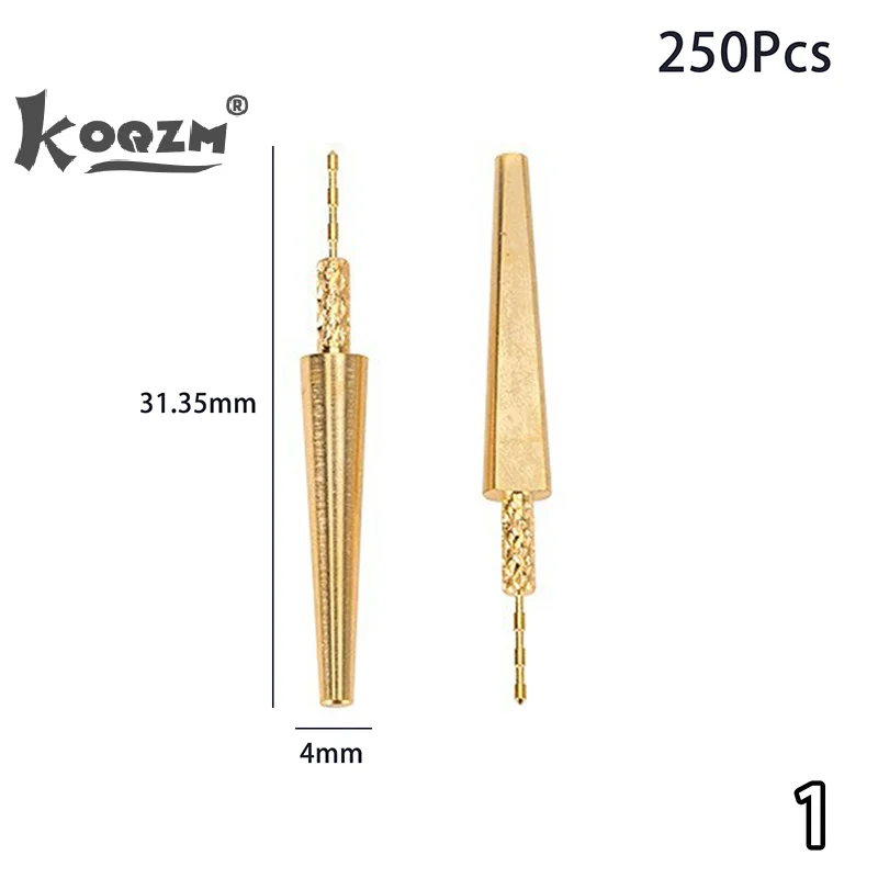 

250/500/1000pcs Dental Lab Brass Dowel Stick Pins With Spike Pitch Brass Pins For Plaster Stone Die Model Work Dental Material