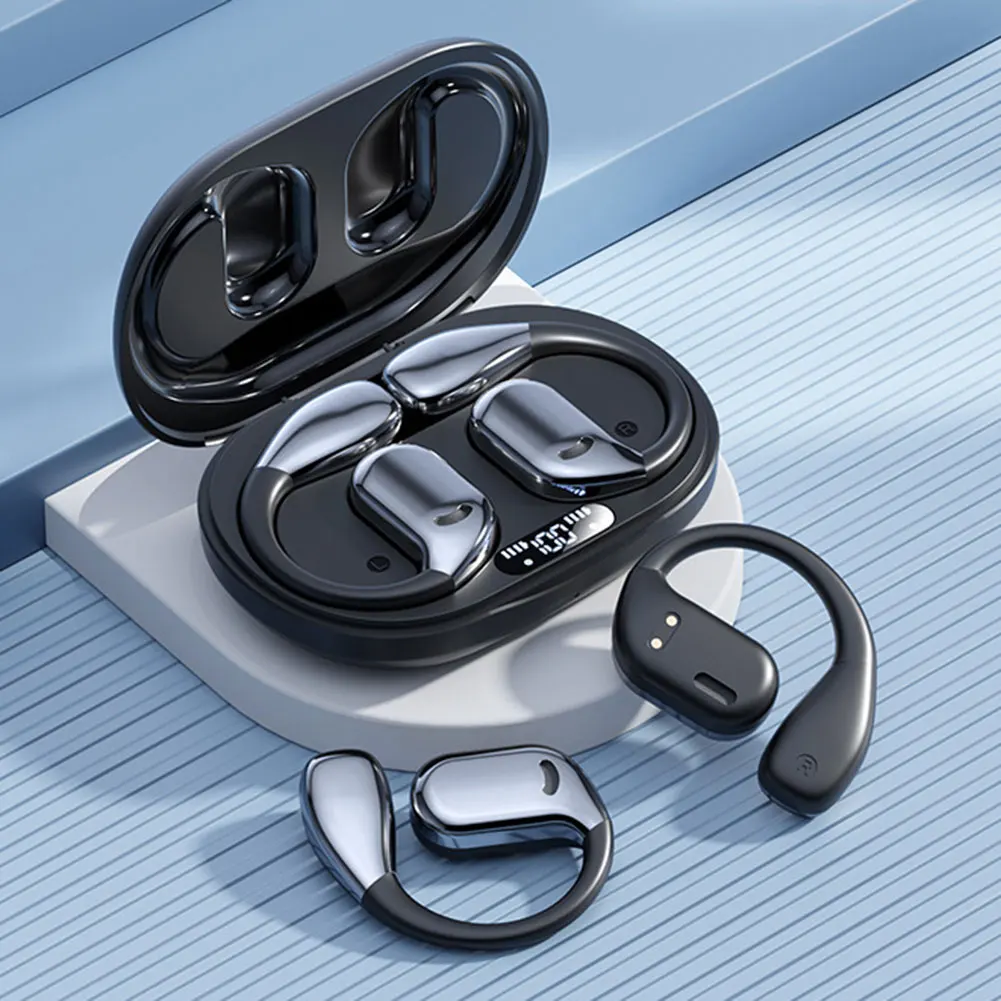 

Беспроводные наушники-переводчики. Надежная стабильная конструкция с ушным крючком для активных стилей в стиле жизни для путешествий и бизнеса.