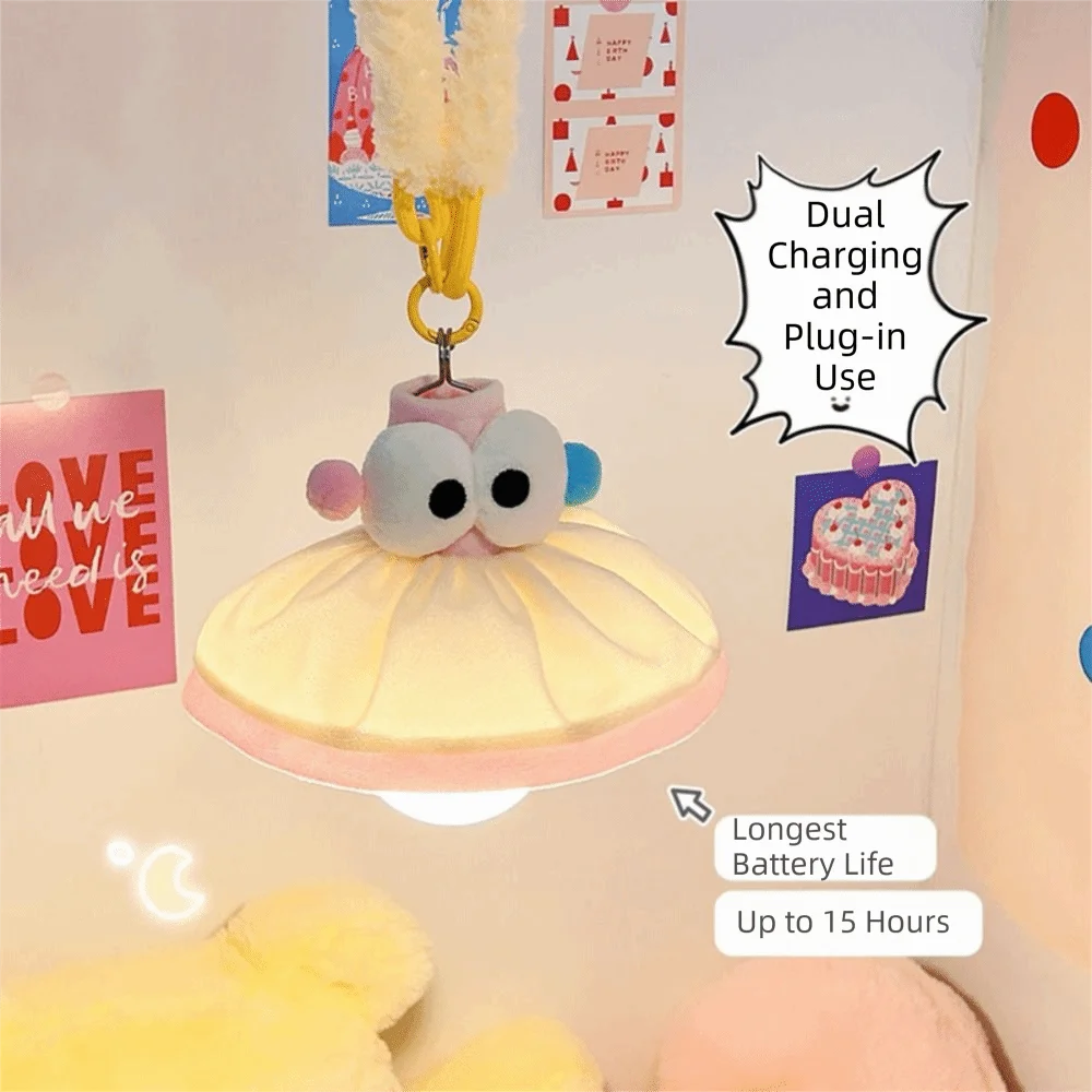 

Ночник-светильник LED с защитой для глаз, подвесной, с пультом ДУ, 3 режима освещения, прикроватная лампа «Допамин» с дизайном «Большие глаза»