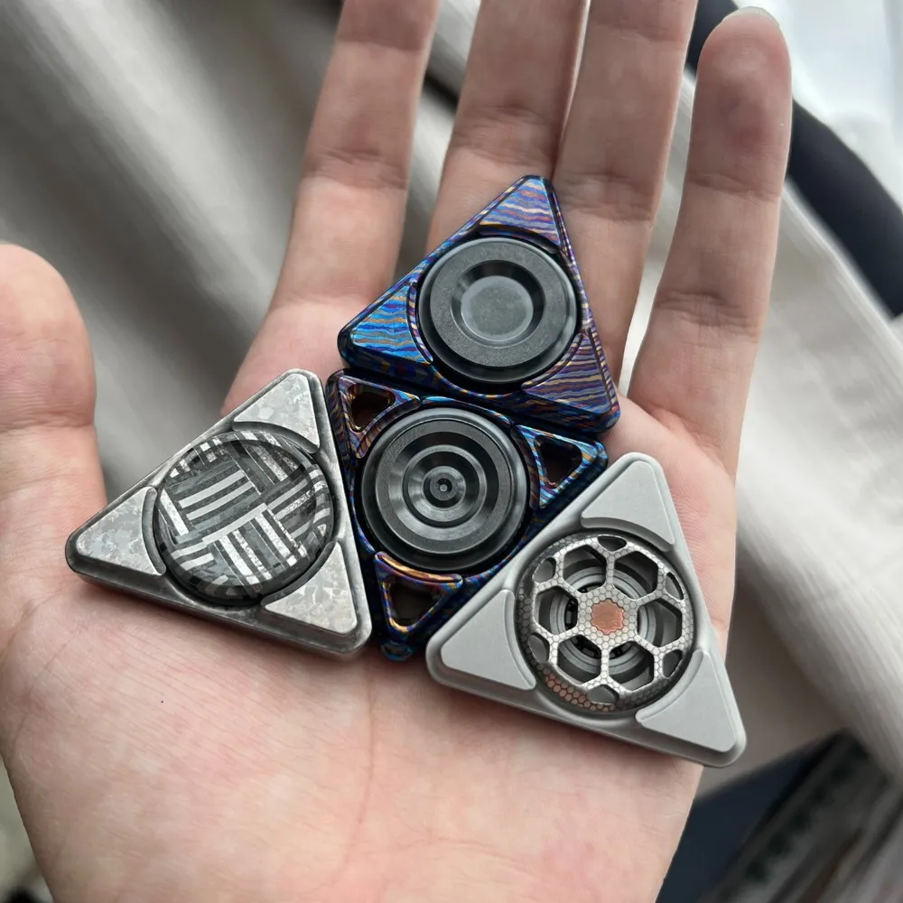 ブラックトップワークス EDC アディクション＆アンカー ティマスカス ジルクティ スリーリーフスピナー 不安解消グッズ フィジェットスピナー