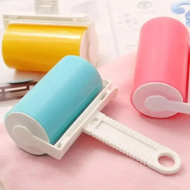 1PCS Hot Sale Household Colorful Cleaning Tools Lint Roller Remover Sticky Brush Roller For Pet Hair