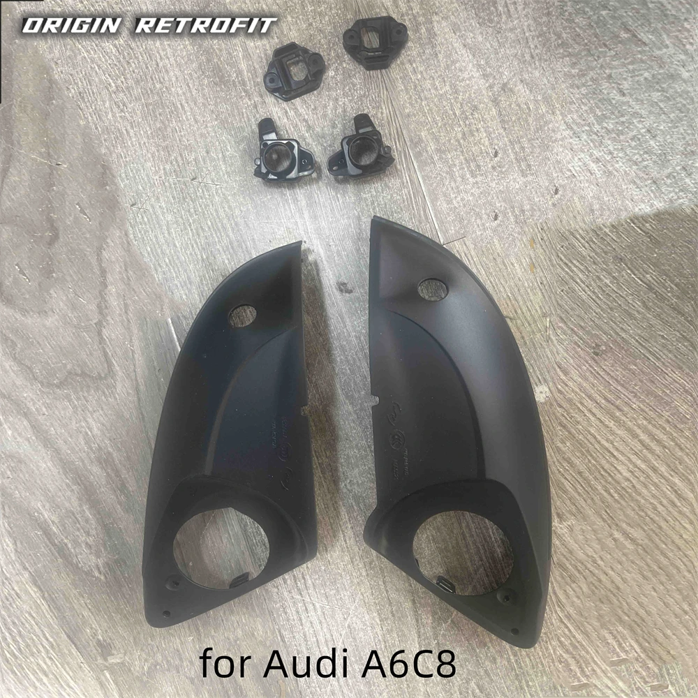 For Audi A4 A5 B9 A6 C8 360 panoramic camera bottom shell Rear view mirror cover 360 system camera holder bracket