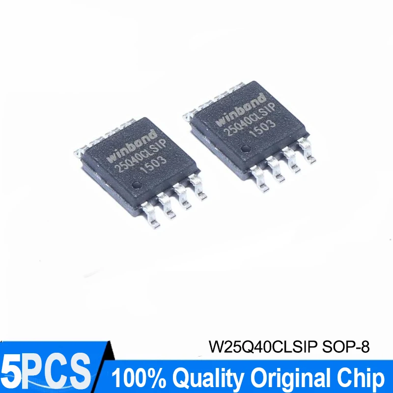 (5piece)  W25Q40CLSIP 25Q40 25Q40BVSIP IC SOP-8  SOP8
