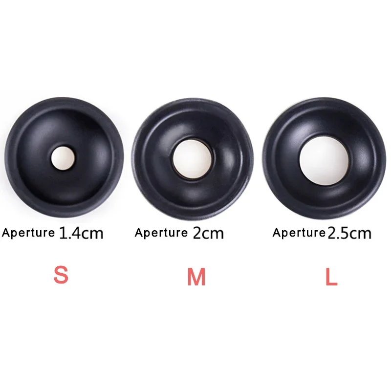 حشفة حامي كاب كم ل القضيب موسع المكبر مضخة تفريغ الجنس لعب الرجال ملحق غطاء حجم مختلف لمحسن ديك