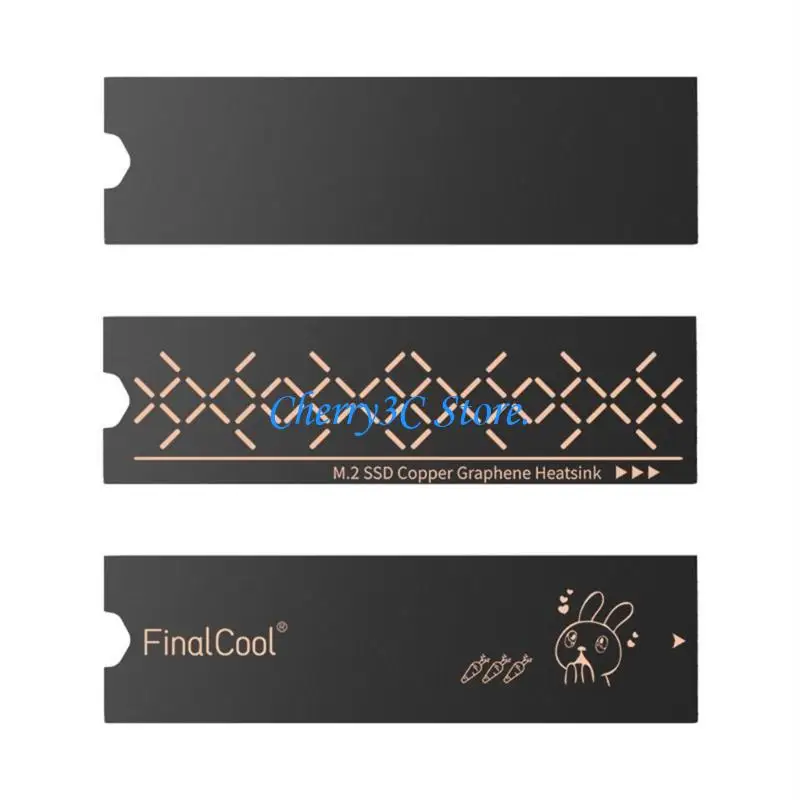 

83CE M.2 SSD Heat Sink Coolers Radiator and Copper Foil Design