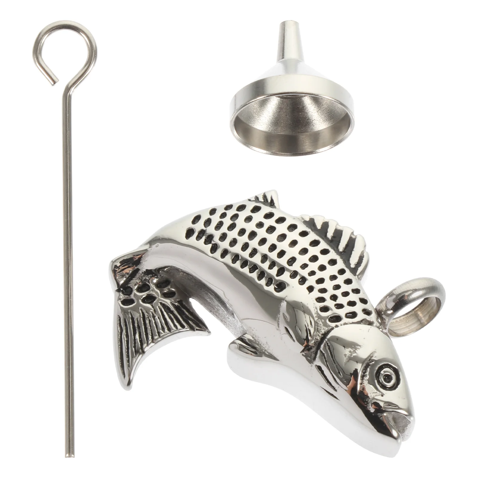 

Urn Pendant Cinerary Jar Fine Cremation Bone Ashes Casket Necklace Key Ring Tank Pet Can Stainless Steel Women's Jewelry