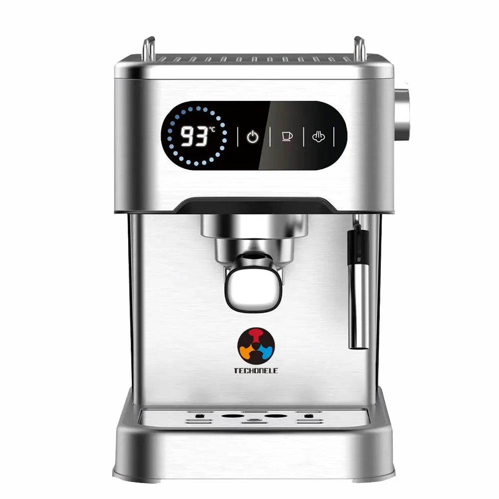 Hot Sale Electric Espresso Coffee Machine Stainless Steel Capsule Coffee Maker For Household And Outdoor Use