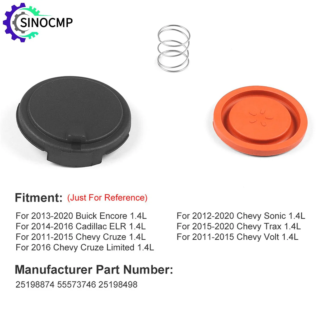 

PCV Valve Cover Repair Kit Membrane Engine Camshaft Valve Cover 25198874 55573746 for Buick Encore Trax ELR for Cruze Sonic Volt