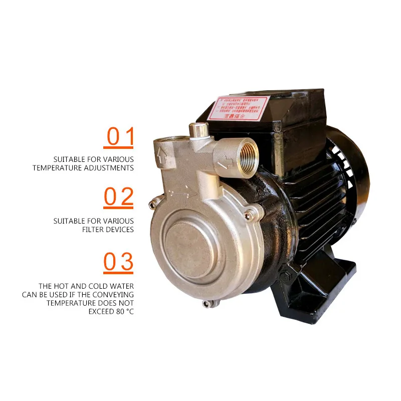baja tahan karat Pipa limbah kimia pompa sentrifugal Pompa air booster Pompa limbah kimia Asam Vortex dan alkali