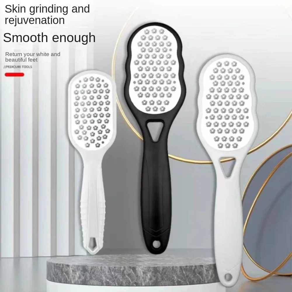 أدوات العناية بالقدم المحمولة المصنوعة من الفولاذ المقاوم للصدأ على الوجهين للعناية بالقدم ومطحنة القدم والعناية بالقدم والجلد الميت