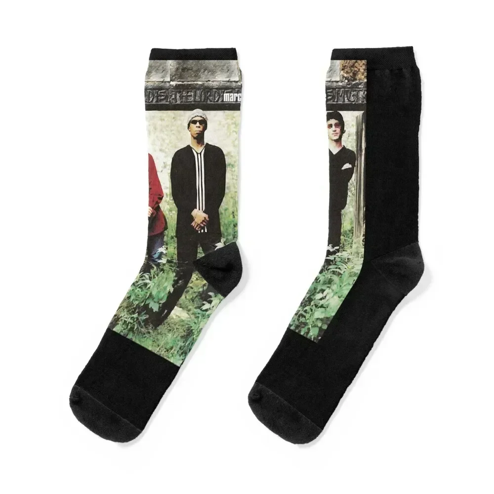 

OCEAN-COLOUR SCENE MARCHING Socks halloween hiphop football with print Socks For Men Women's