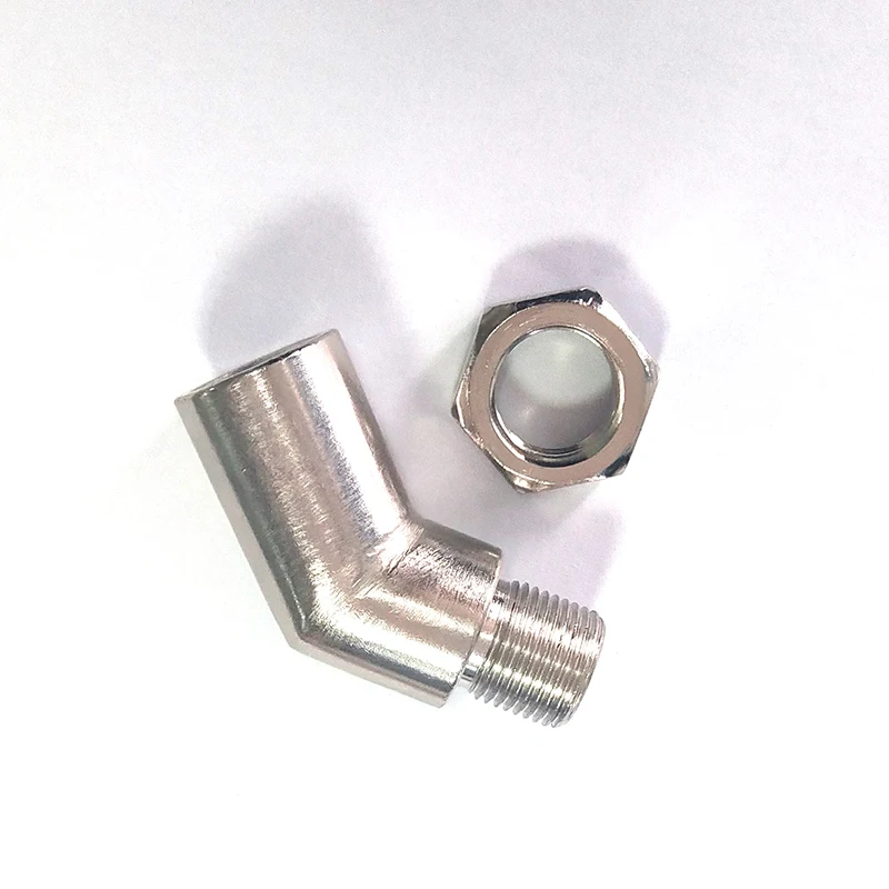Dual-Angle 45°/135° O2 Sensor Extension Connector M18 X 1.5 Fix Check Engine Light & Seal Leaks Automotive Diagnostic Tool
