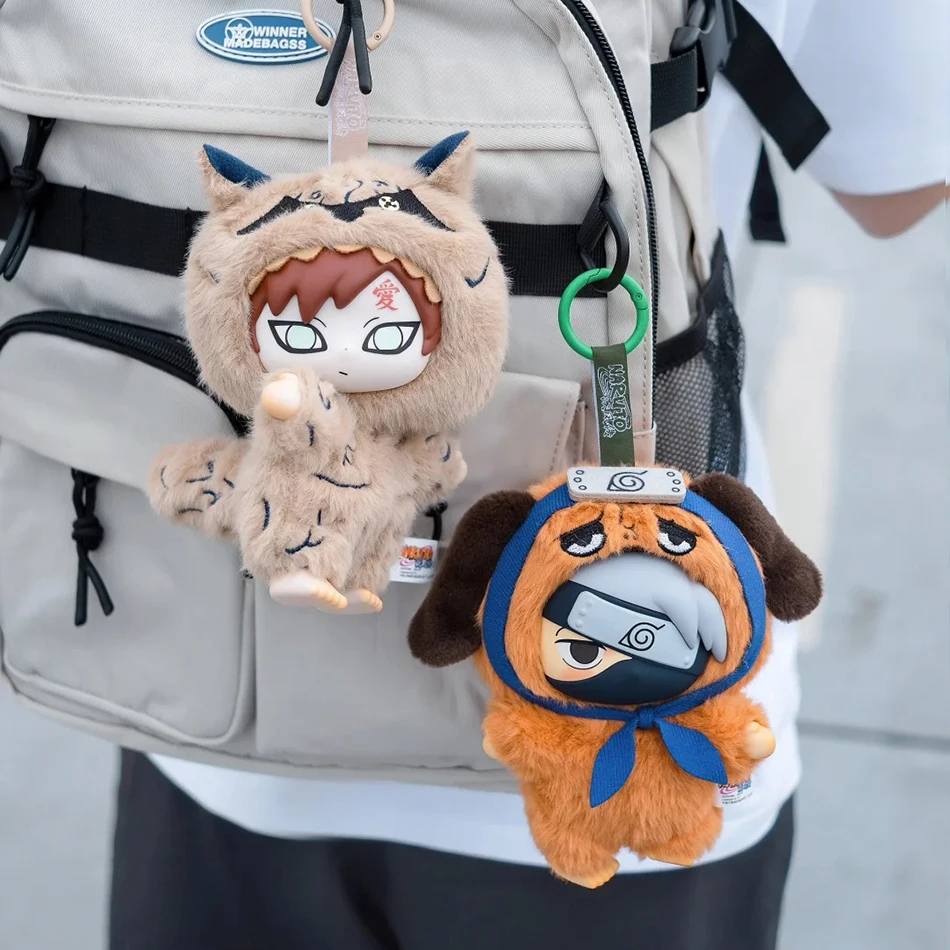Anime Shippuden Beast Party Series Naruto boîte aveugle poupées mignon bête fête Sasuke vinyle mignon boîte mystère pendentif cadeaux de noël