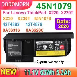 DODOMORN 45N1079 Laptop Battery For Lenovo ThinkPad X220 X220T X230 X230T Series Tablet 0A36316 0A36317 42T4877 45N1078  67+