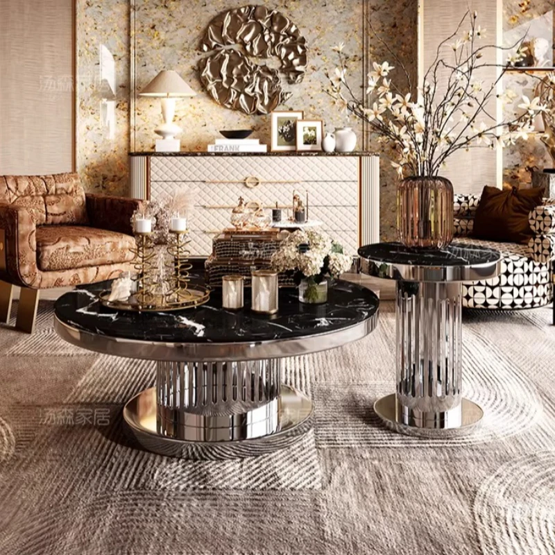 Decorative Corner Coffee Tables Modern Small Black Unique Coffee Tables Big Square Authentic Dark Console Living Room Furniture