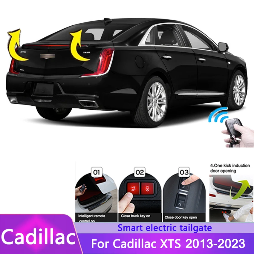 Car Electric Tailgate For Cadillac XTS 2013-2023 Intelligent Tail Box Door Power Operated Trunk Decoration Open Refitted Upgrade