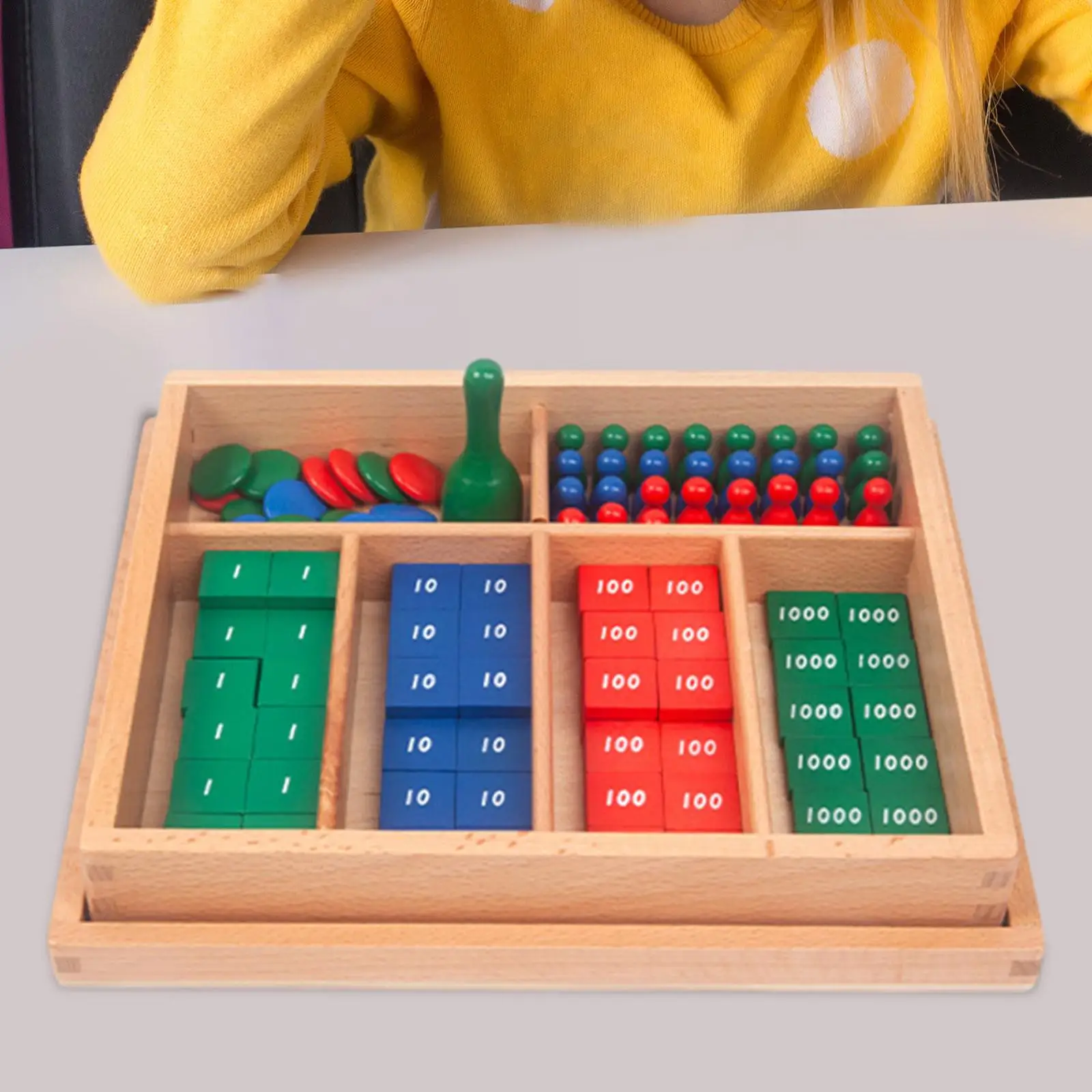 Montessori Stempel Spel Professionele Baby School Tellen Voorschoolse Tool Voor Vroeg Leren Kinderen Vroege Ontwikkeling Wiskundig Materiaal