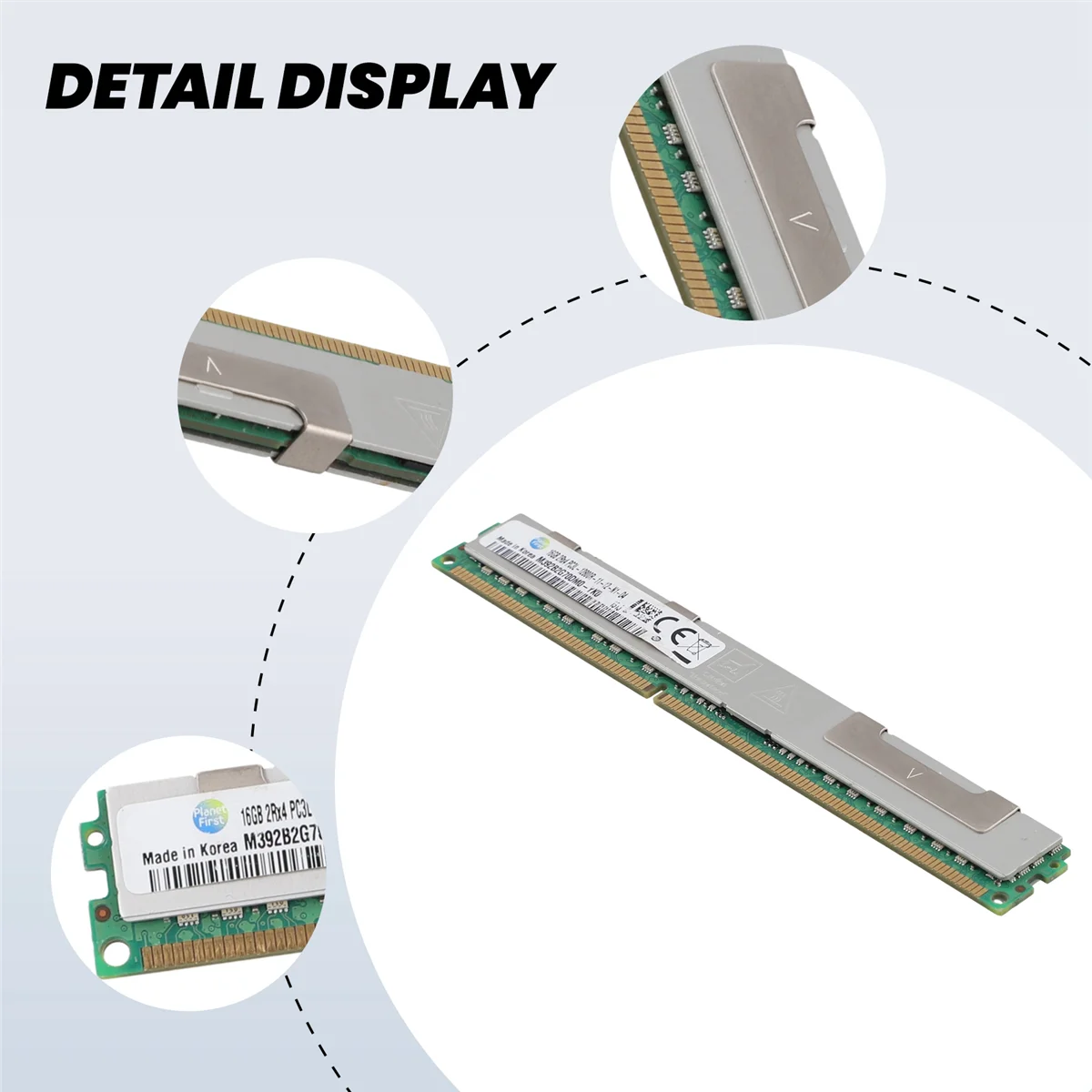 Memoria RAM per server ABLP DDR3 REG da 16 GB PC3-12800 Memoria RAM per server REG a bassa tensione da 1600 Mhz 2RX4