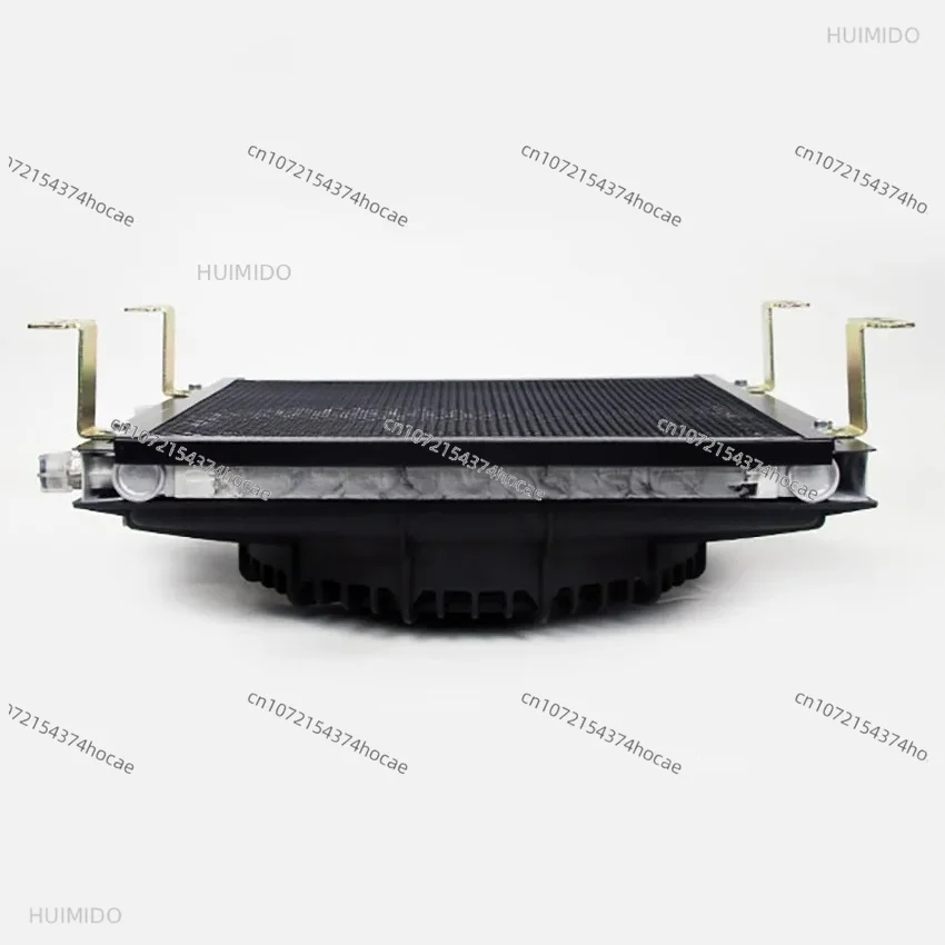 Universal Condenser Radiator Cooling Fan Set 12V/24V 120W 14''x18'' with Protection Net for Car Truck Radiator A/C Conditioner