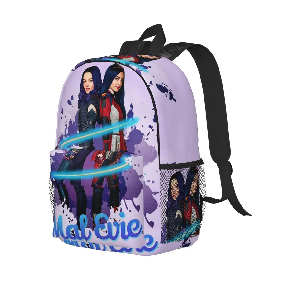 Mal et Evie Forever Descendants 3 sac à dos étudiant garçons filles BookBag enfants sac d'école ordinateur portable sacs à bandoulière pour hommes femmes