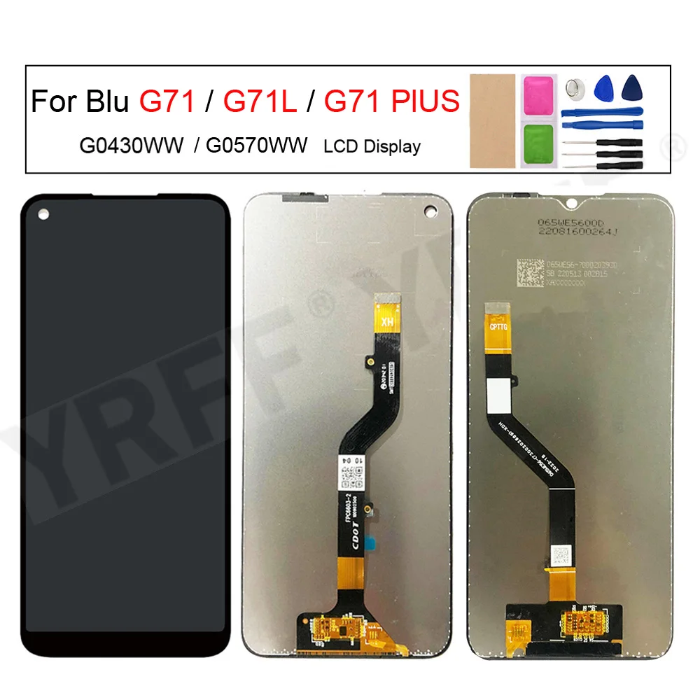 

LCD Display Touch Screen Digitizer Assembly for BLU G71 Plus, G71L,LCD Screen Replacement, G0430WW, G0570WW