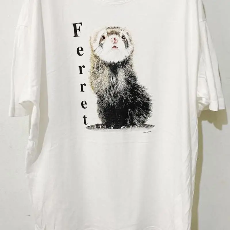 

Редкая футболка с изображением тхора, любитель зоопарка, 100% хлопок, S 5Xl