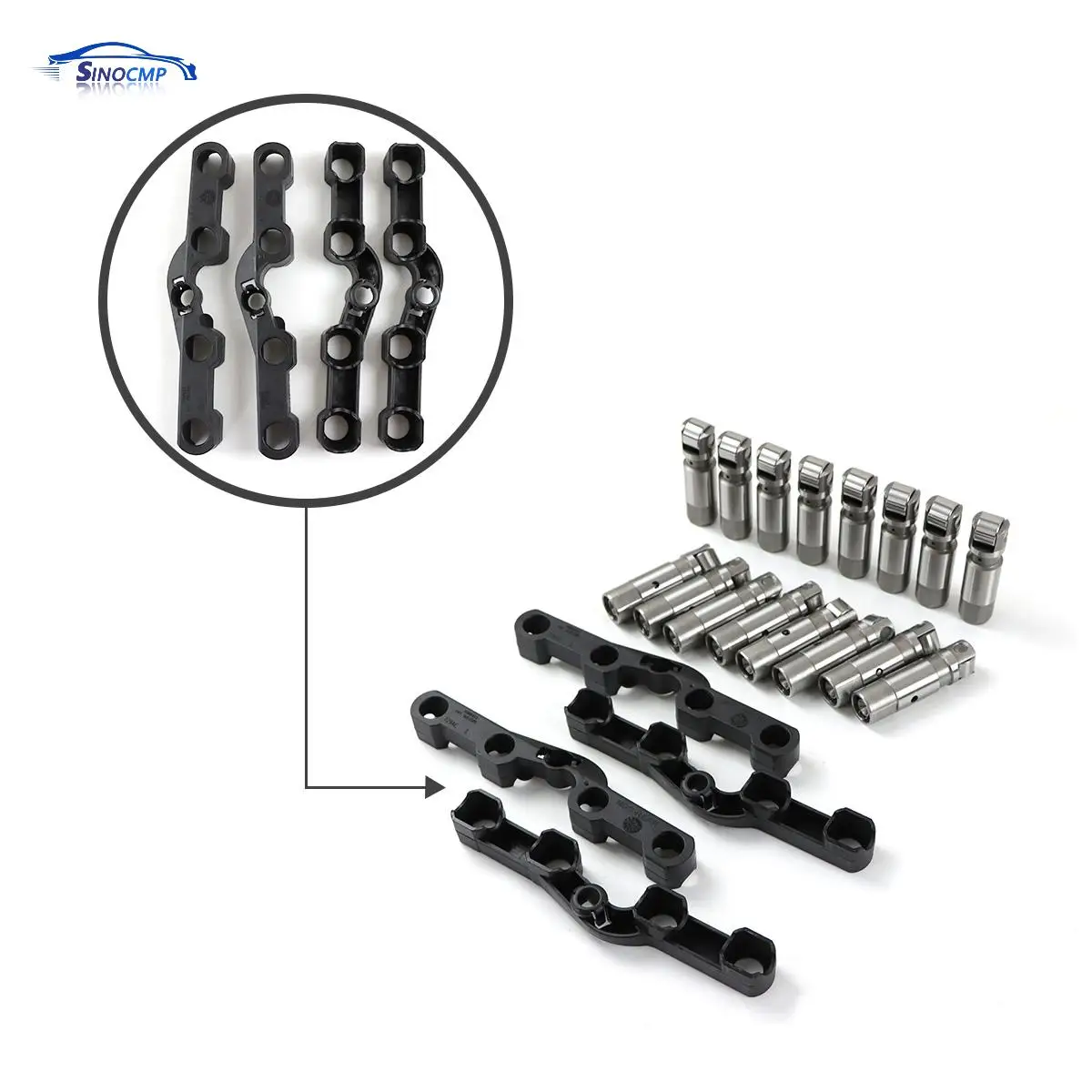 

1 Set New MDS Valve Lifters Kit For 2005-2018 OHV HEMI Chrysler Aspen Dodge Durango Jeep Ram 1500 5.7L 53021726AE 53021726AD
