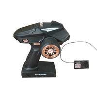 DumboRC X6 2.4GHz 6CH FHSS Radio Transmitter Support Gyro Sensitivity Adjustment with X6FG RC Receiver for JJRC Q65 MN-90 RC Car