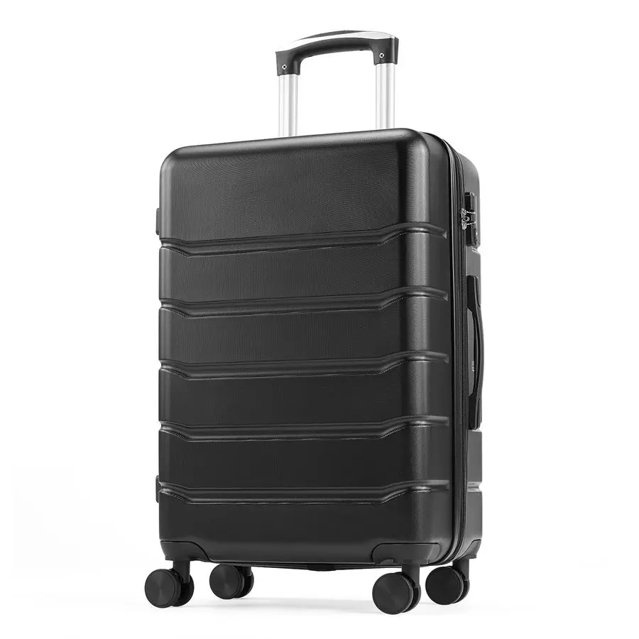 

28 Inch Luggage, Hardside Checked Suitcase with Spinner Wheels, Lightweight ABS Hard Shell Travel Luggage,