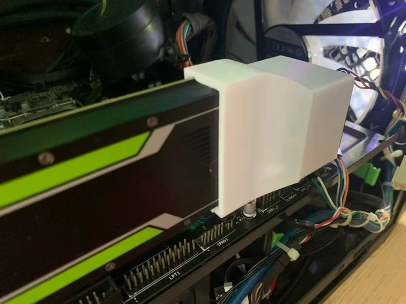 New for NVIDIA for Tesla P4 M4 T4, 4CM High-Speed Modified Cooling Fan Total length of graphics card with fan bracket: 23CM