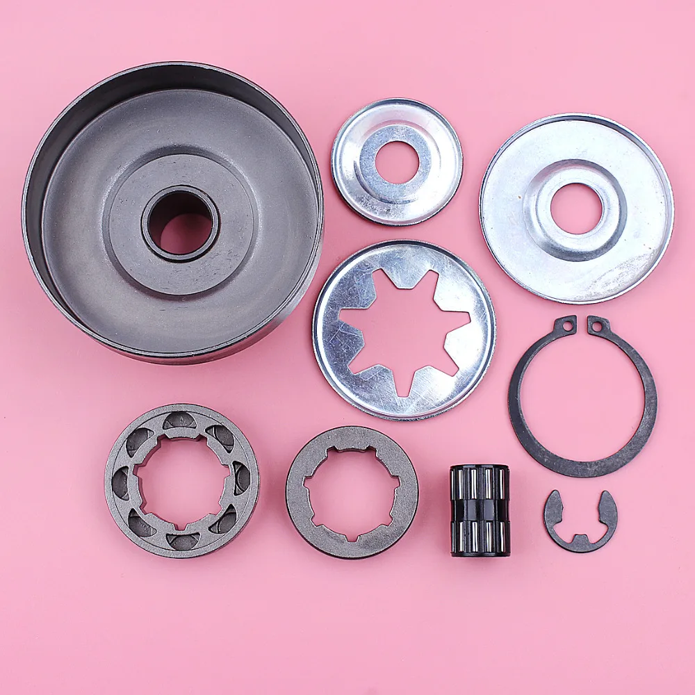 Imagem -02 - Clutch Sprocket Tambor Rim Washer Bearing Repair Kit Chainsaw Substituição Ferramenta Parte para Stihl 038 Ms380 Ms381