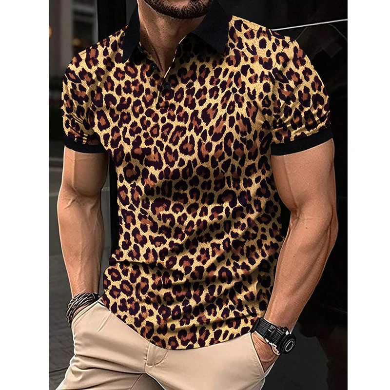 3 Colors!2024 Summer New Polo Shirt High Quality Breathable Loose European Short Sleeve Polo Neck T-shirt Mens T Shirts