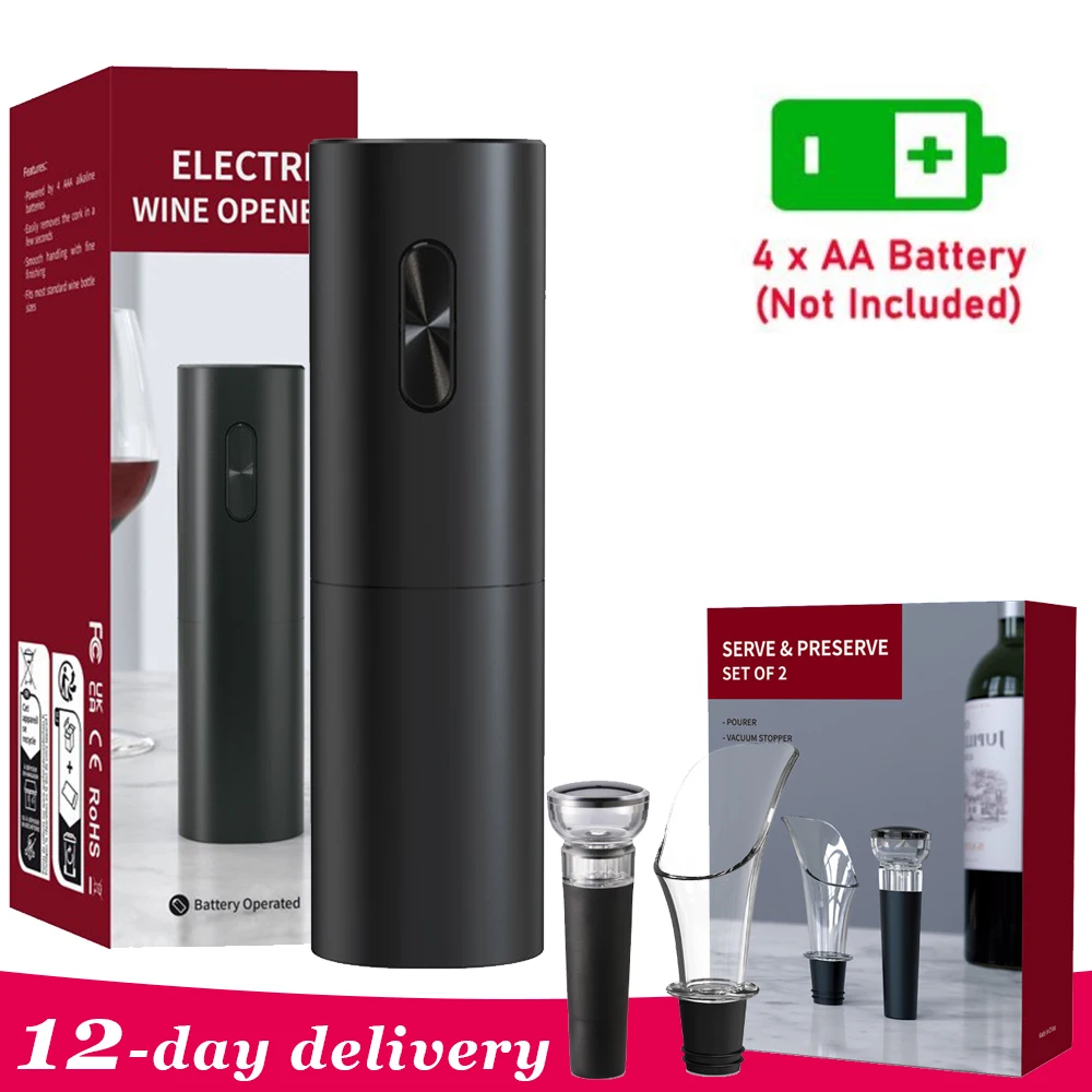 

Электрическая открывалка для бутылок, автоматическая открывалка для вина с графином, розлив вина, емкость для спирта, портативные кухонные инструменты