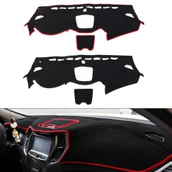 LHD Car Dash Mat Dashboard Cover For Hyundai Santa Fe Sport 2013 2014 2015 2016 2017 2018