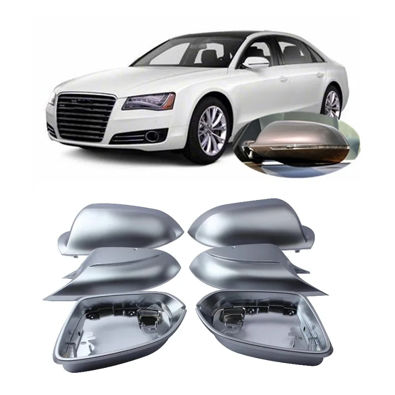 

Fits for Audi A8 S8 4D 2012 2013 2014 2015 2016 2017 2018 Chromed Side View Wing Mirror Cover Cap Replacement