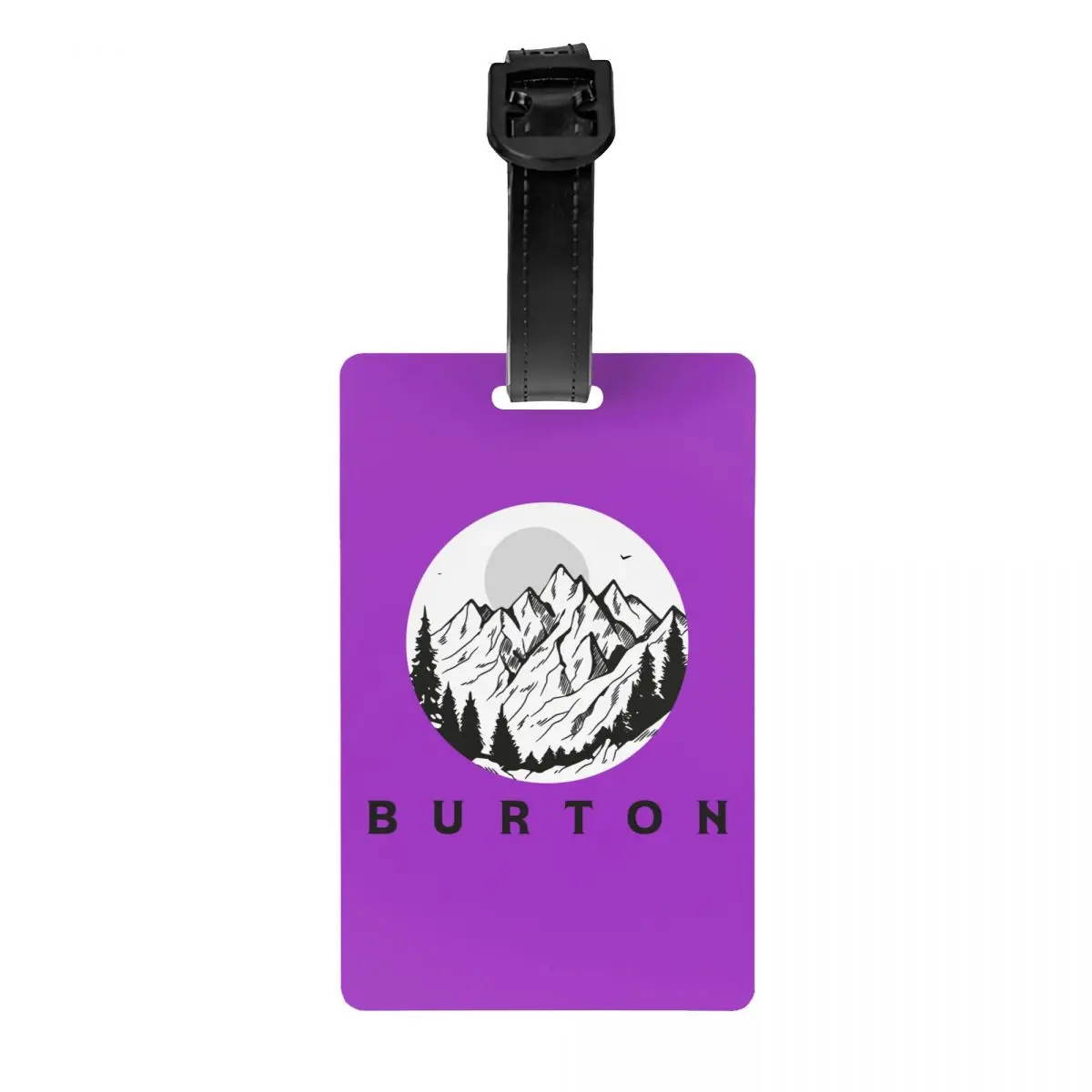 

Burtons Mountain Snowboard Luggage Tag Travel Bag Suitcase Privacy Cover ID Label